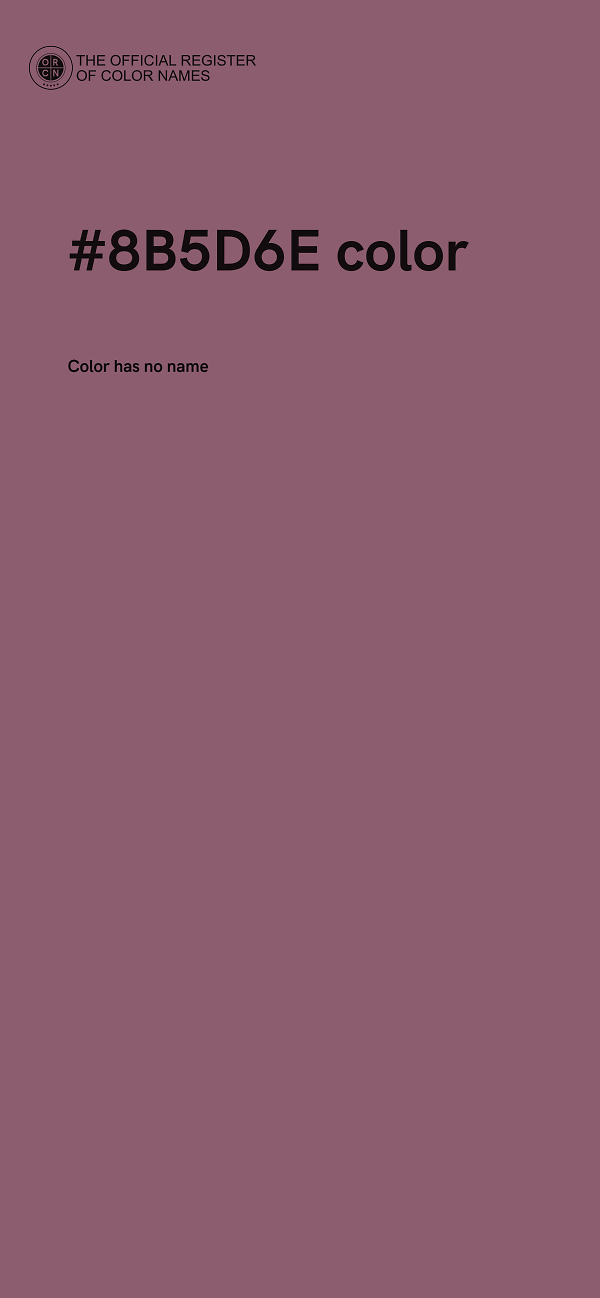 #8B5D6E color image