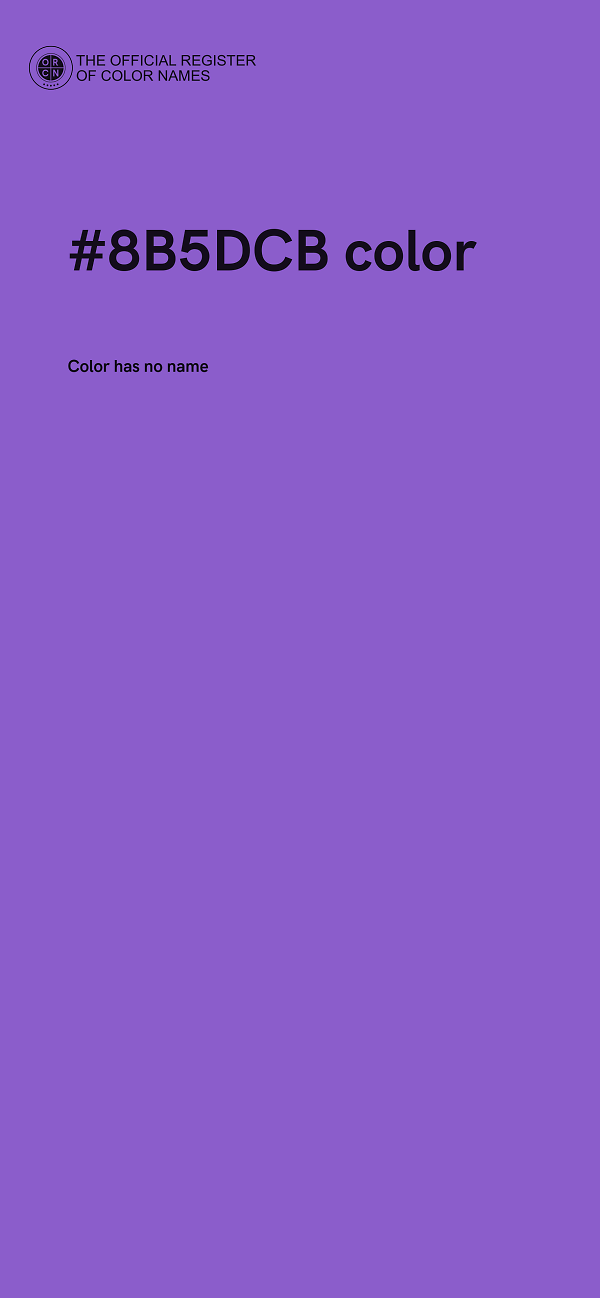 #8B5DCB color image