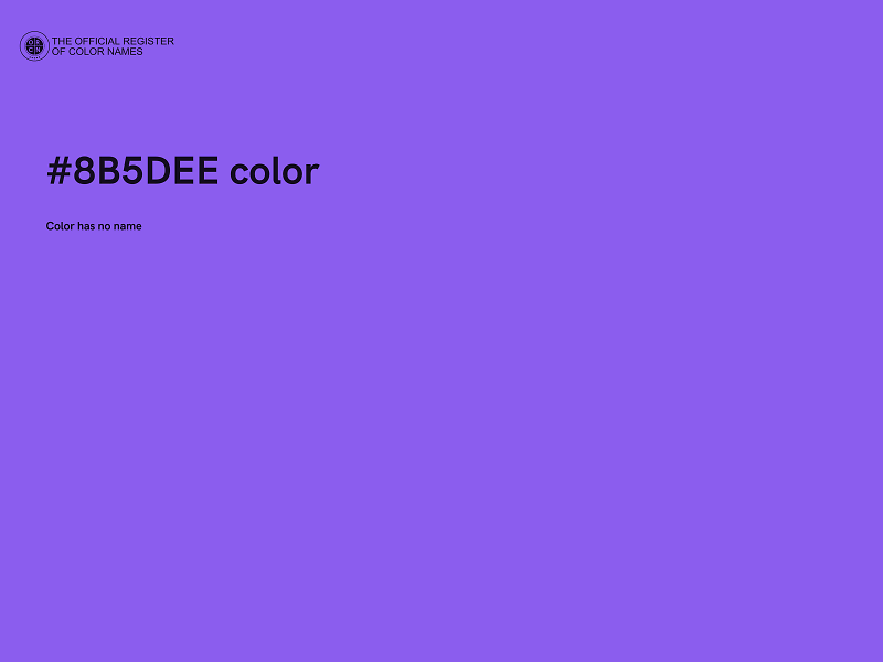 #8B5DEE color image