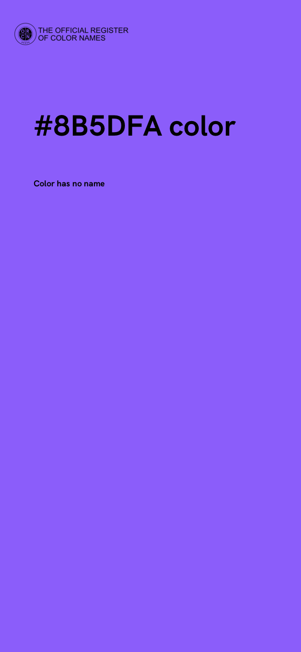 #8B5DFA color image