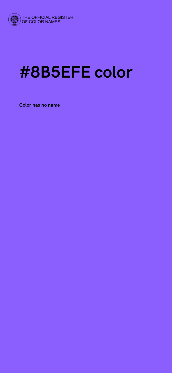#8B5EFE color image