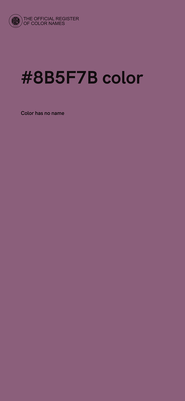 #8B5F7B color image