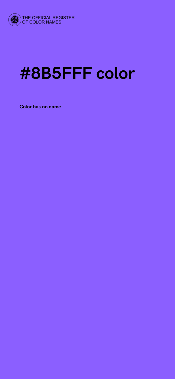 #8B5FFF color image