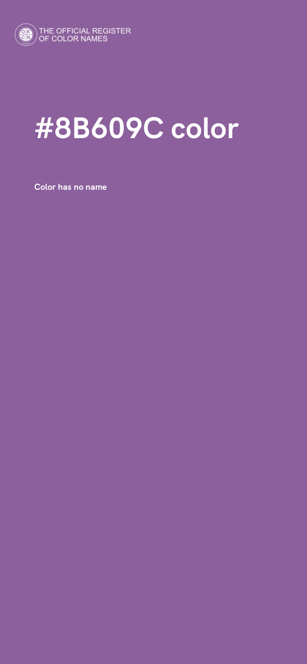 #8B609C color image
