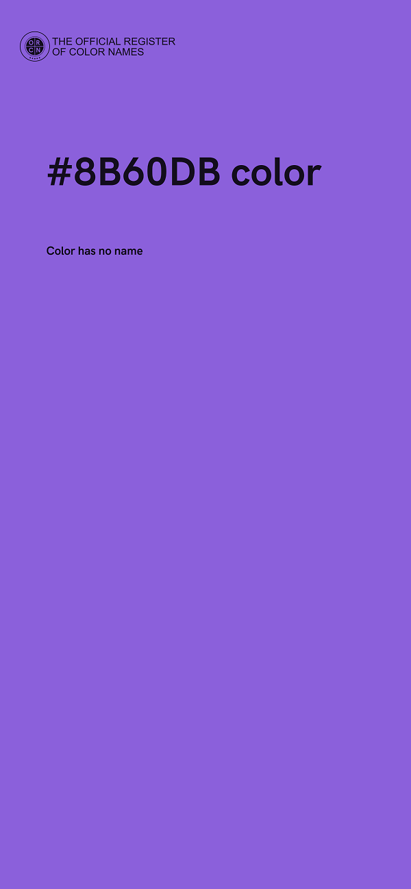#8B60DB color image