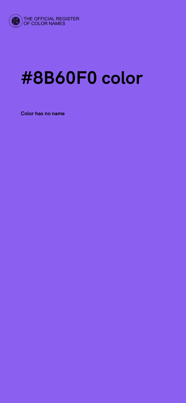 #8B60F0 color image
