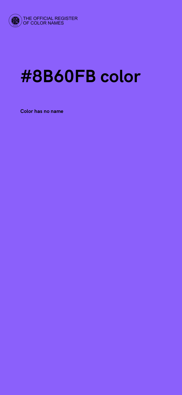 #8B60FB color image