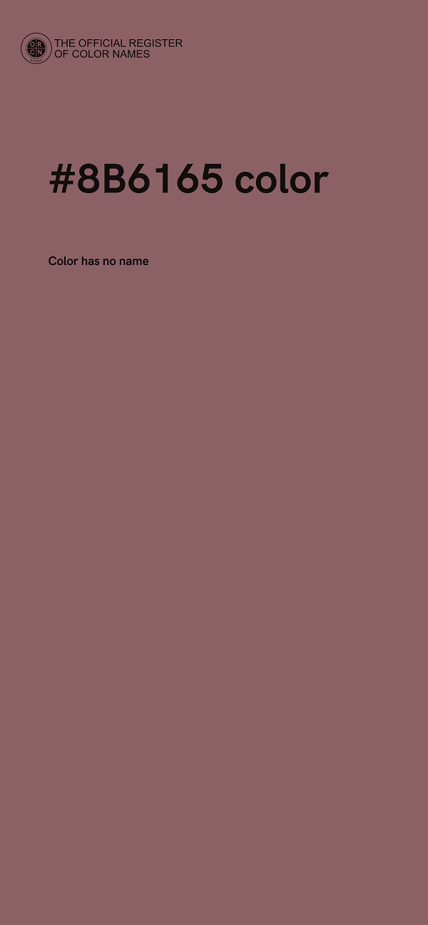 #8B6165 color image