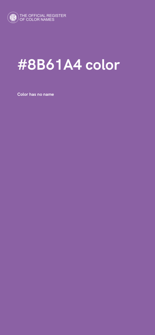 #8B61A4 color image
