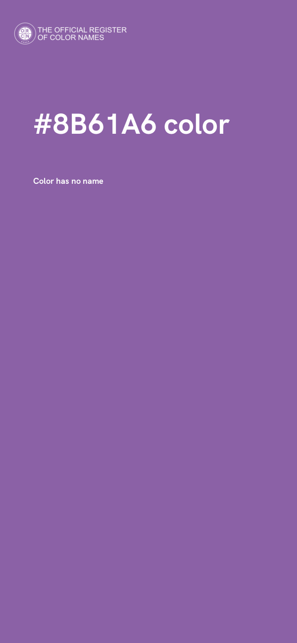 #8B61A6 color image