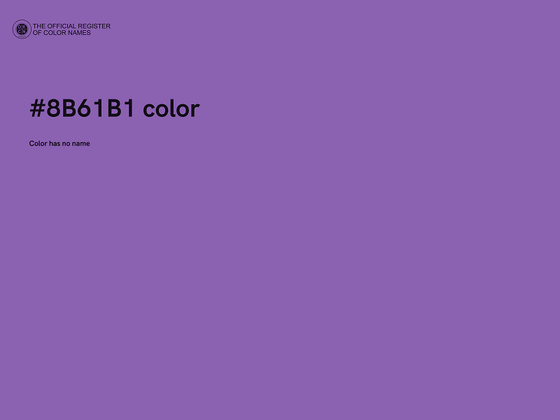 #8B61B1 color image