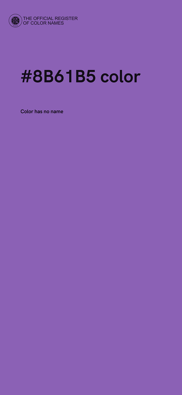 #8B61B5 color image
