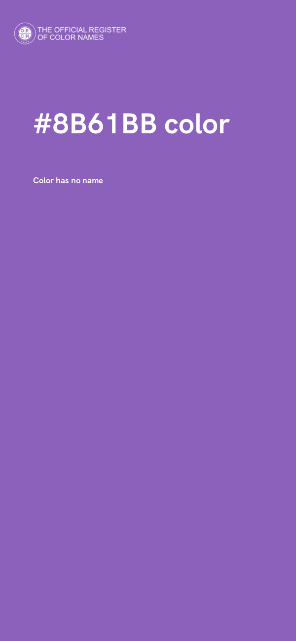 #8B61BB color image