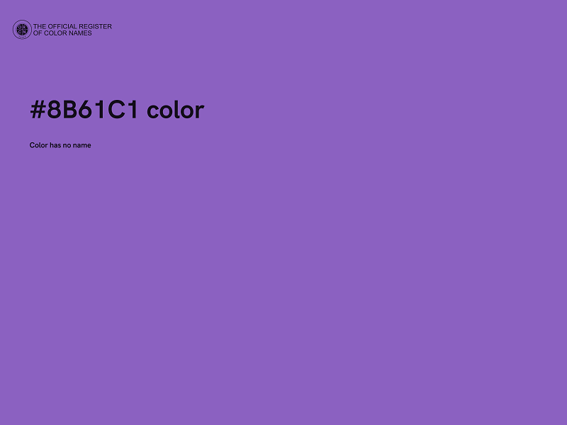 #8B61C1 color image