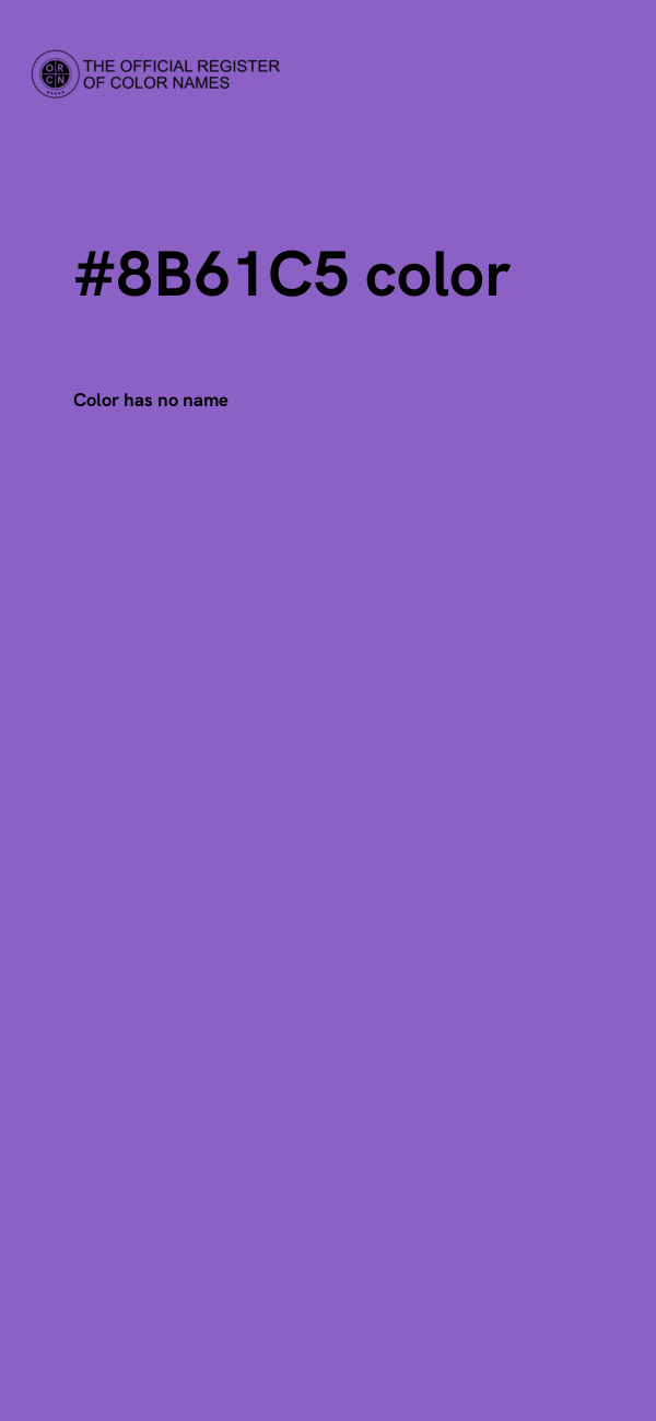 #8B61C5 color image