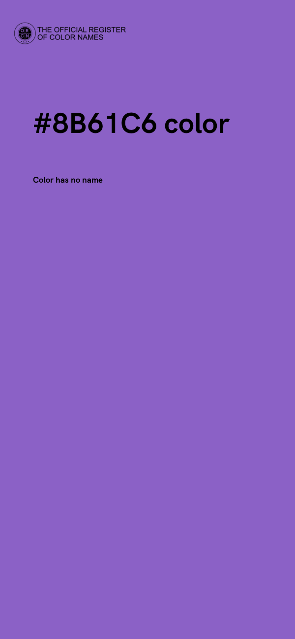 #8B61C6 color image