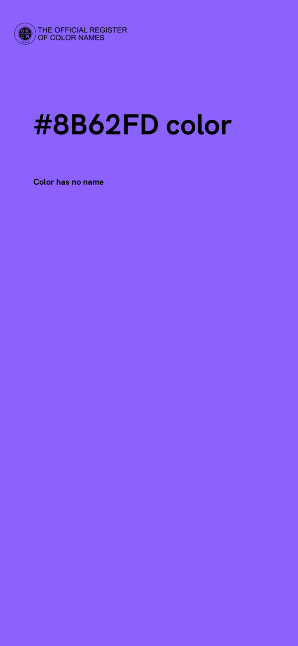 #8B62FD color image