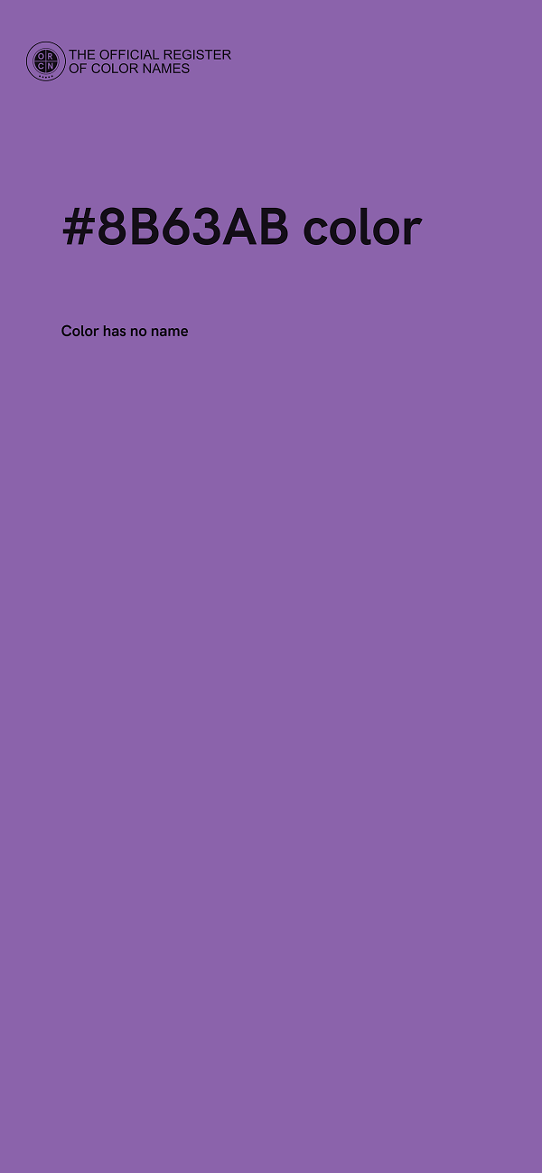 #8B63AB color image