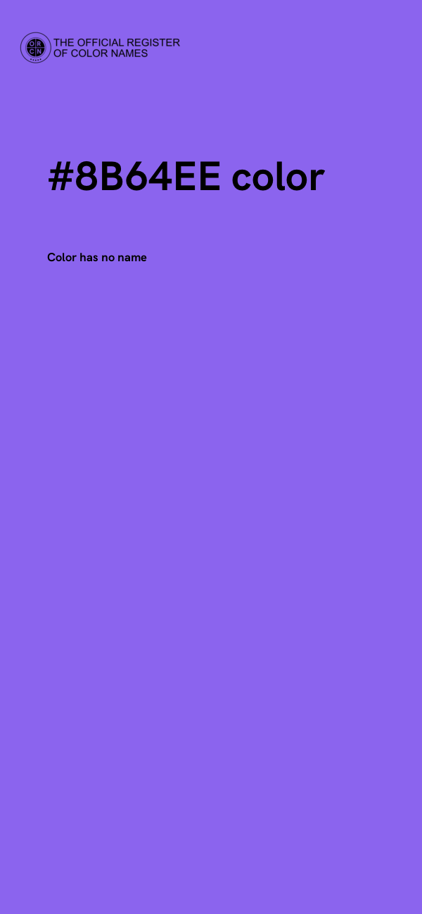#8B64EE color image