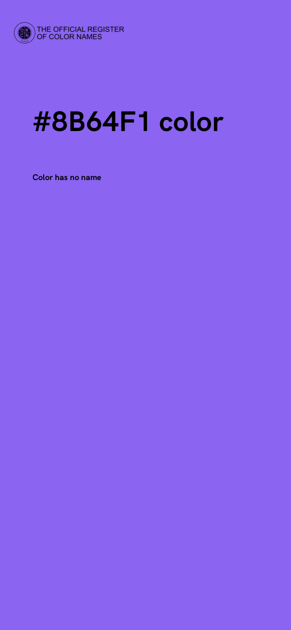 #8B64F1 color image
