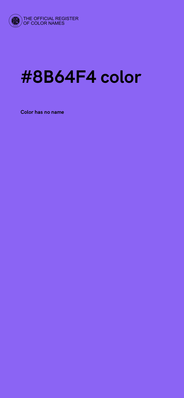 #8B64F4 color image