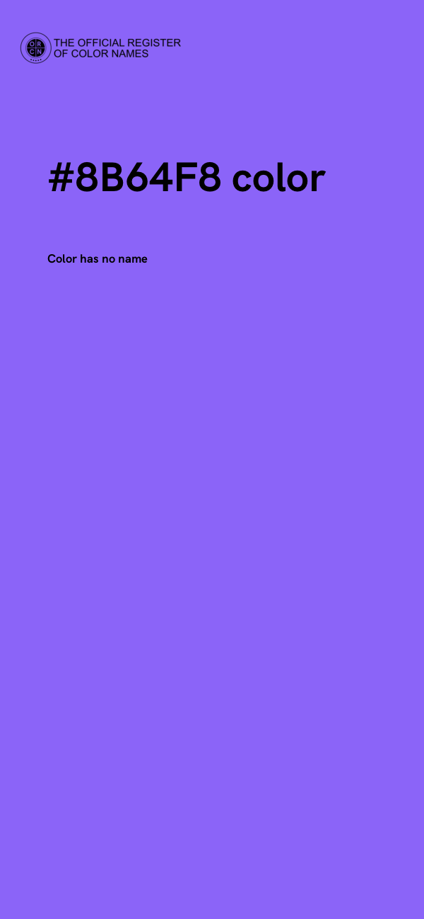 #8B64F8 color image