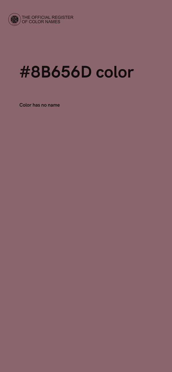 #8B656D color image