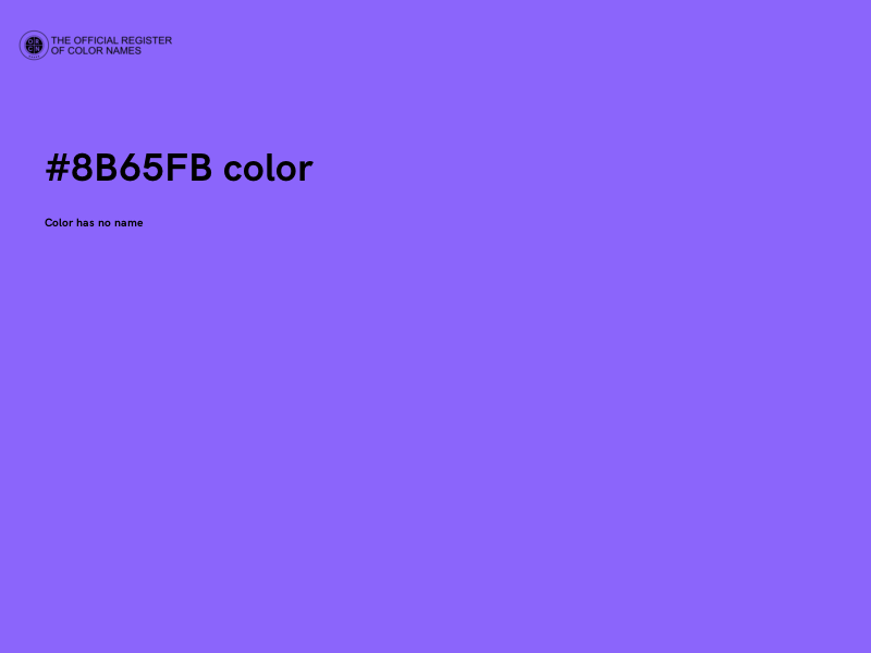 #8B65FB color image