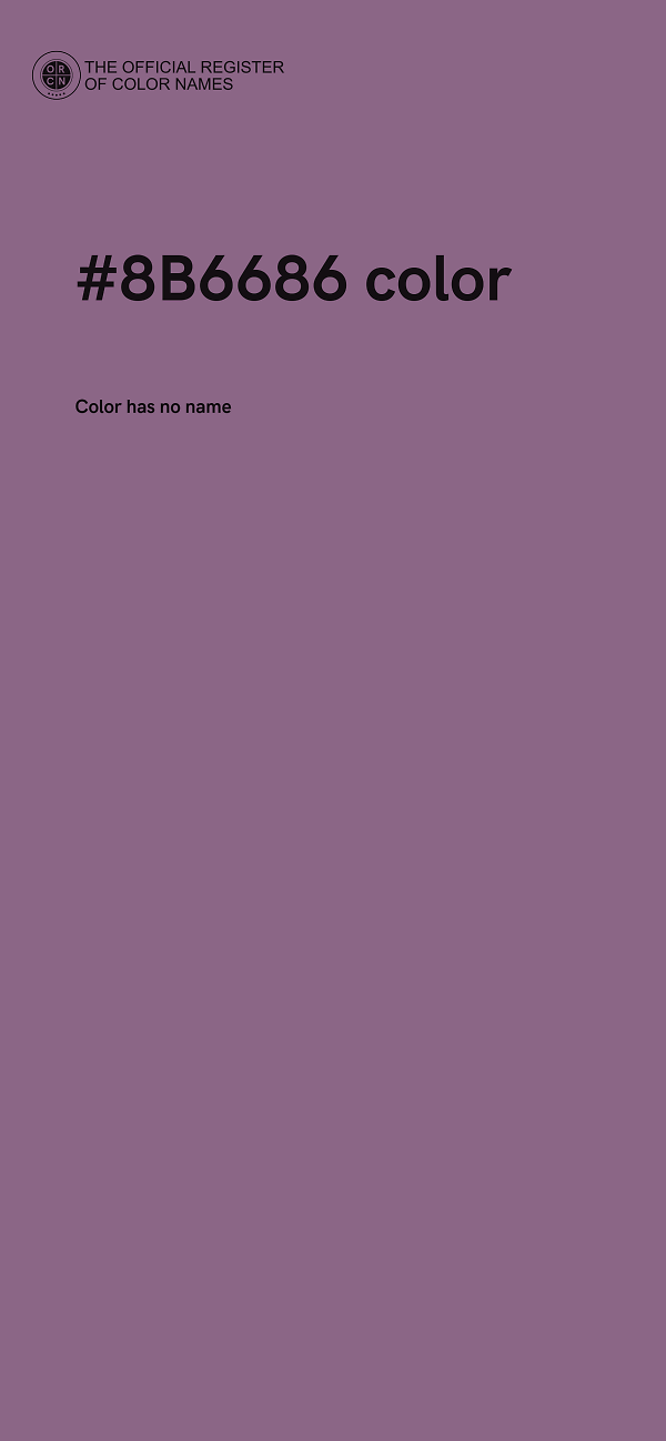 #8B6686 color image