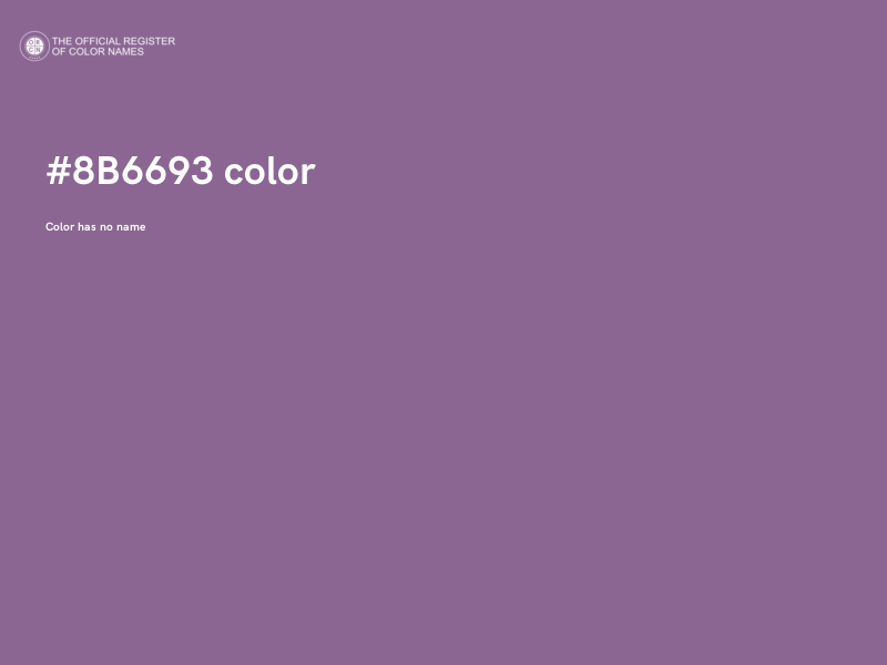 #8B6693 color image