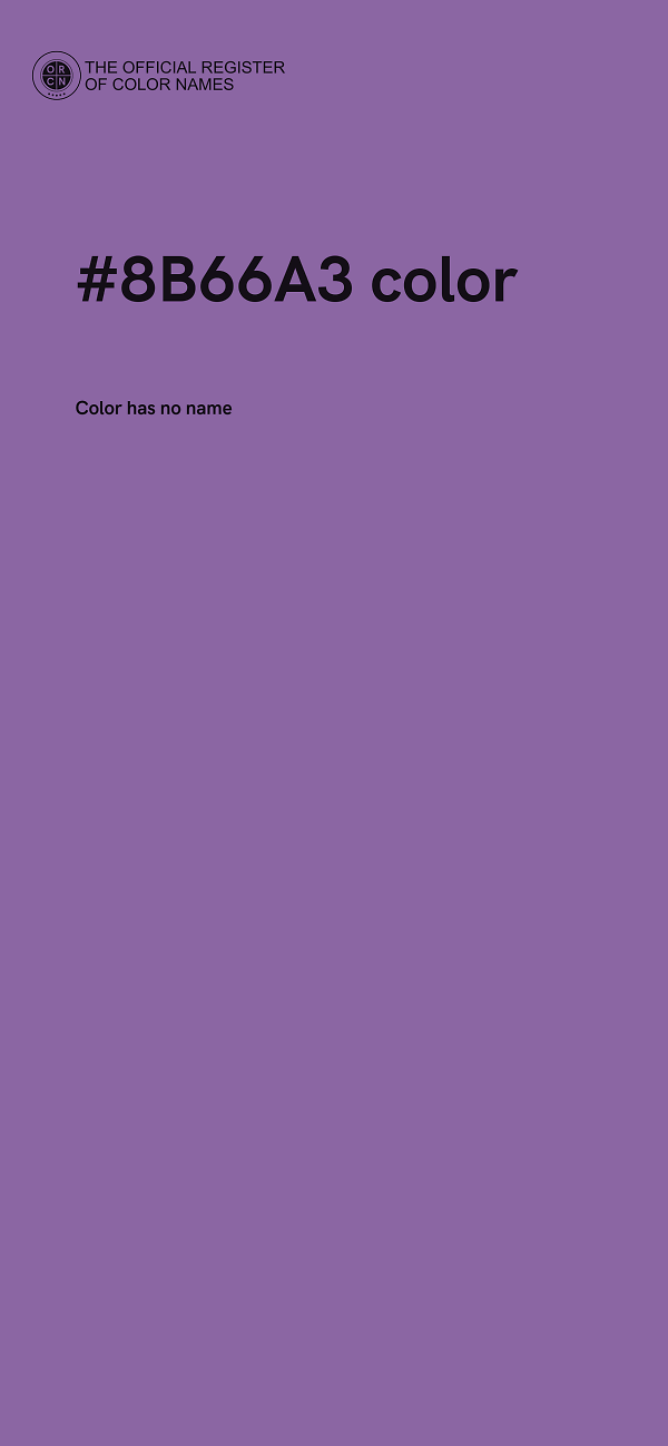 #8B66A3 color image