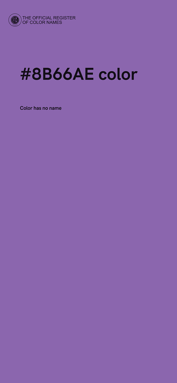 #8B66AE color image