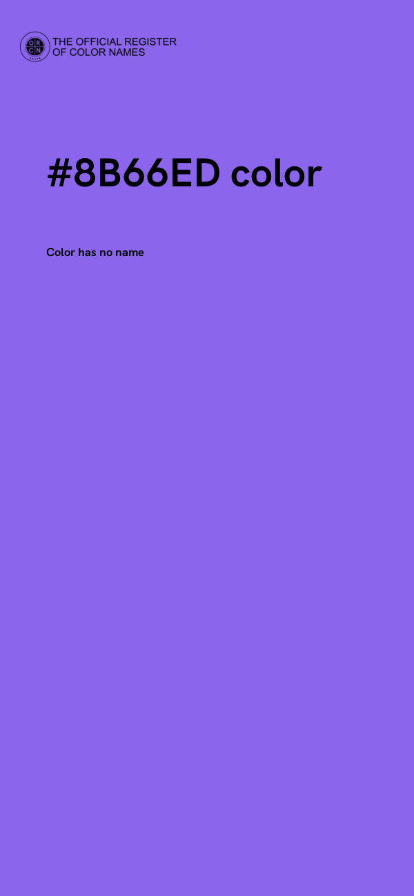 #8B66ED color image