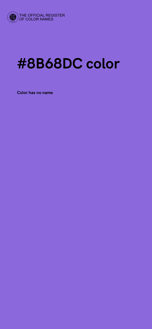 #8B68DC color image