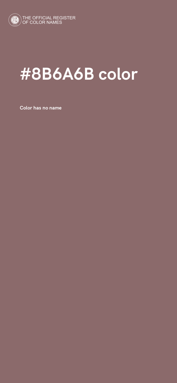 #8B6A6B color image
