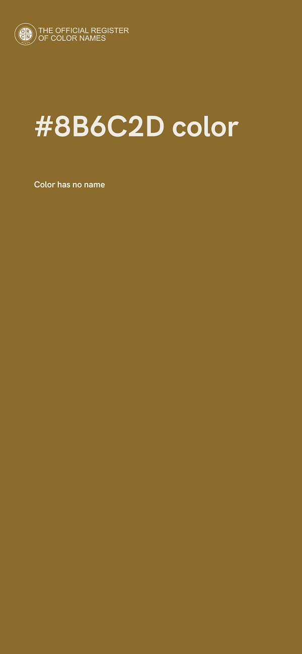 #8B6C2D color image