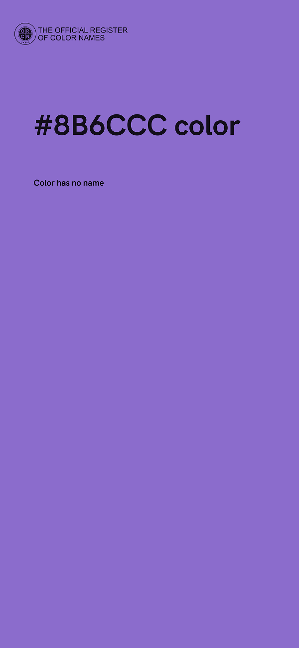 #8B6CCC color image