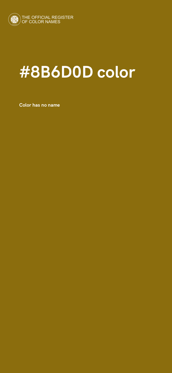 #8B6D0D color image