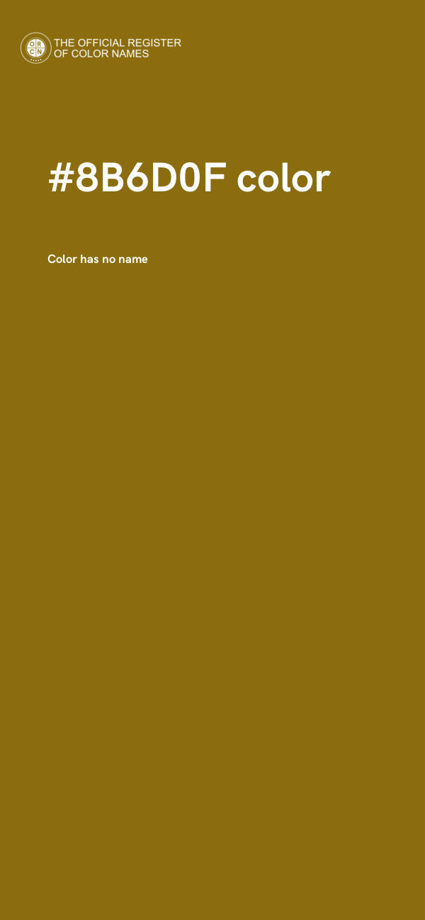 #8B6D0F color image