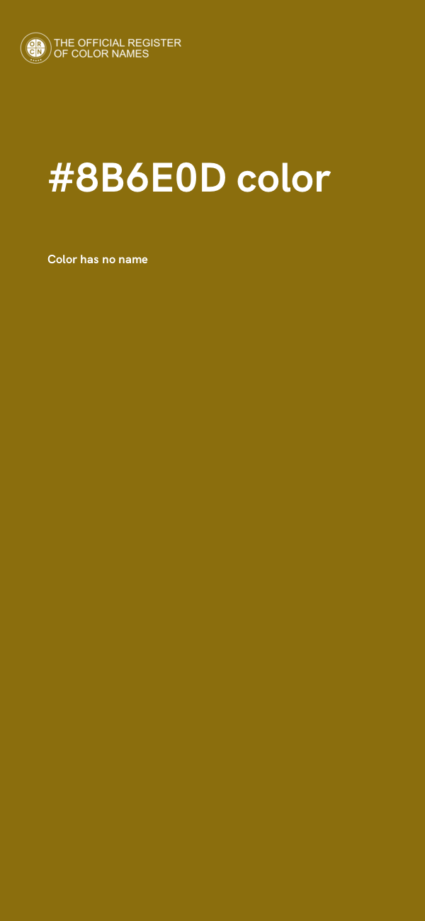 #8B6E0D color image
