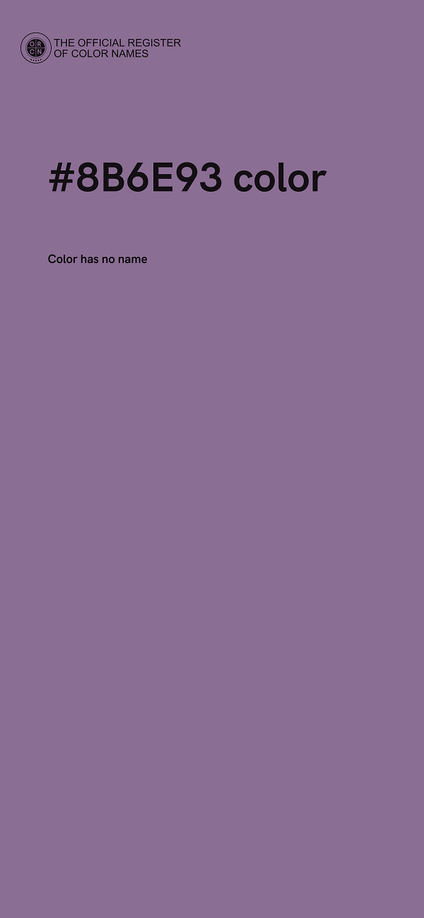 #8B6E93 color image