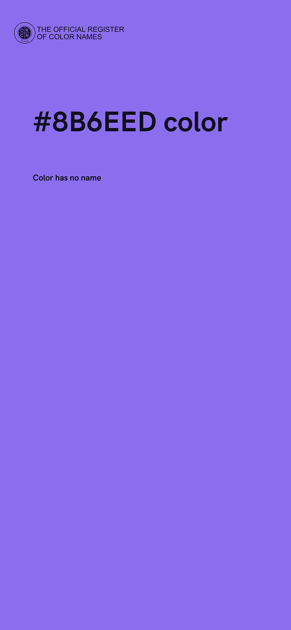 #8B6EED color image