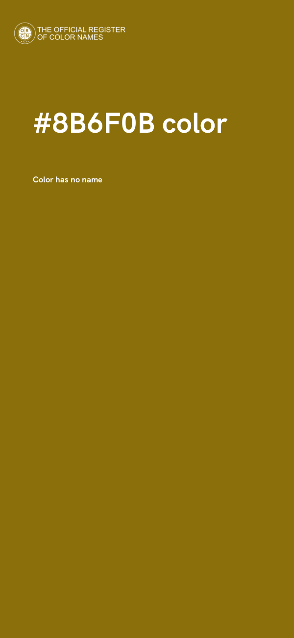 #8B6F0B color image