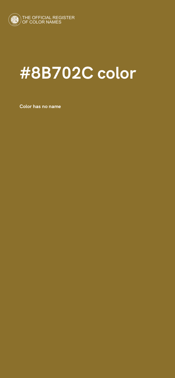 #8B702C color image