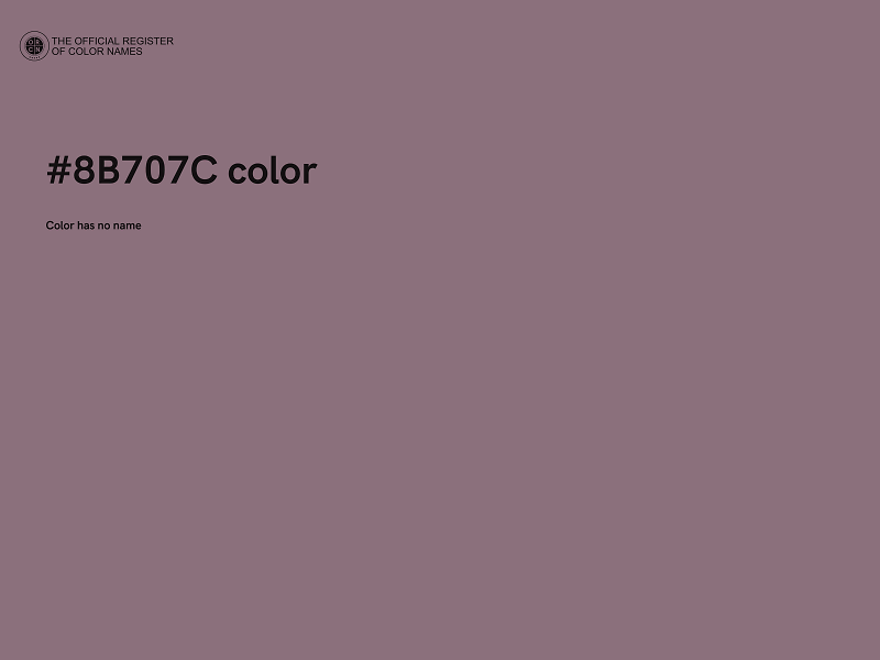 #8B707C color image