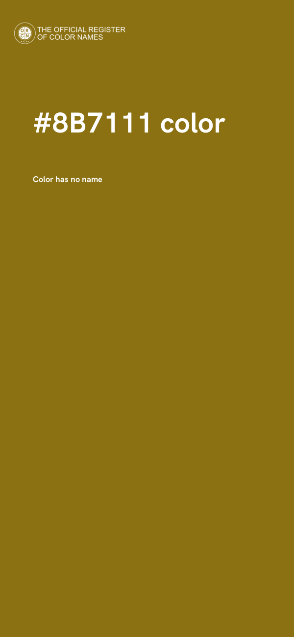 #8B7111 color image