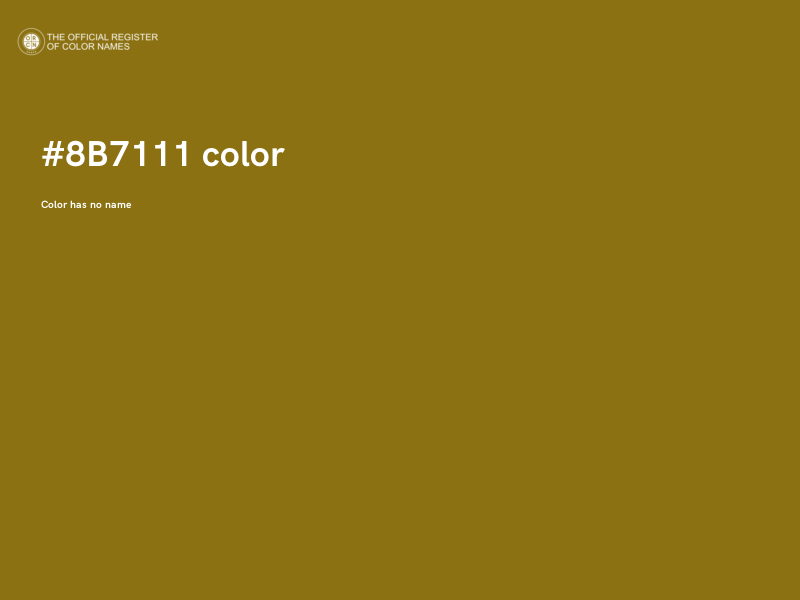 #8B7111 color image