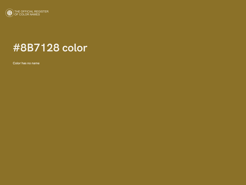 #8B7128 color image