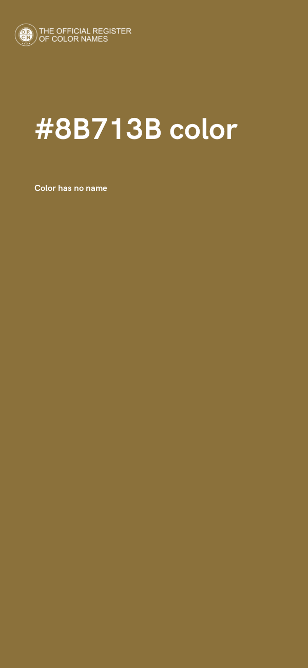 #8B713B color image