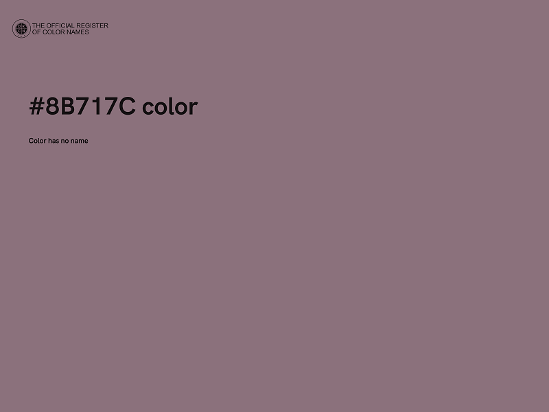 #8B717C color image